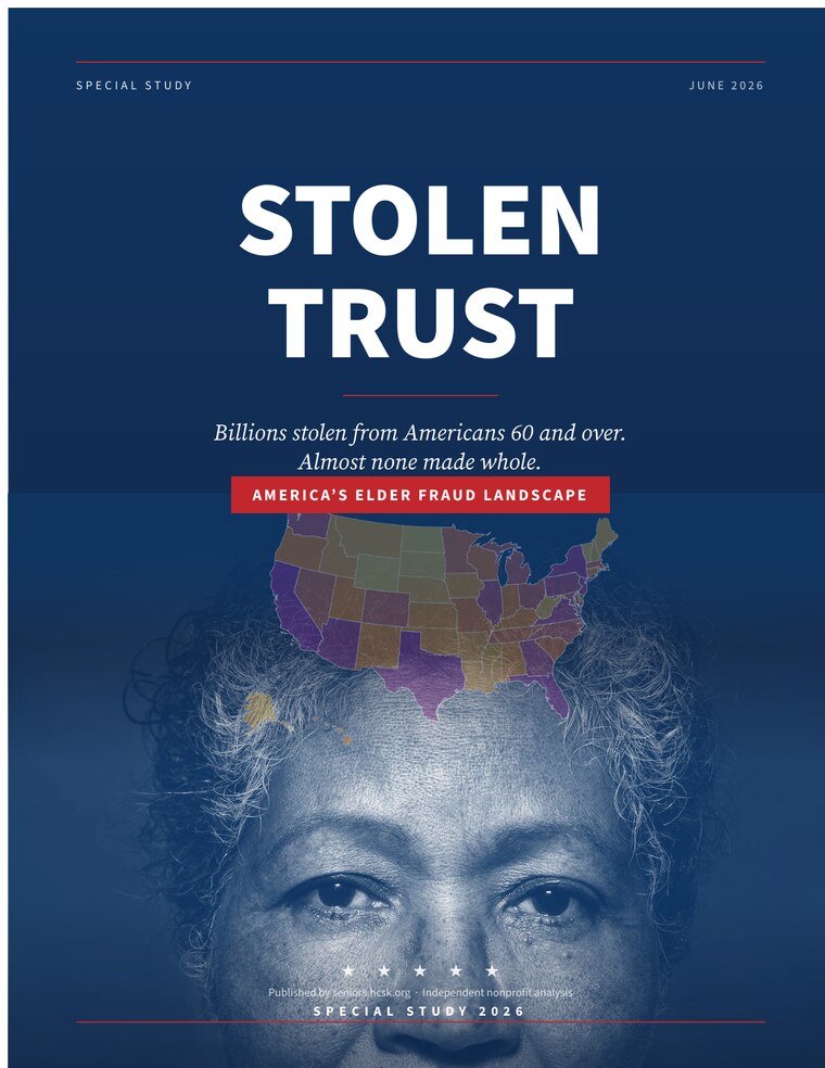 Cover of Stolen Trust: A Special Study on America's Elder Fraud Landscape (PDF)