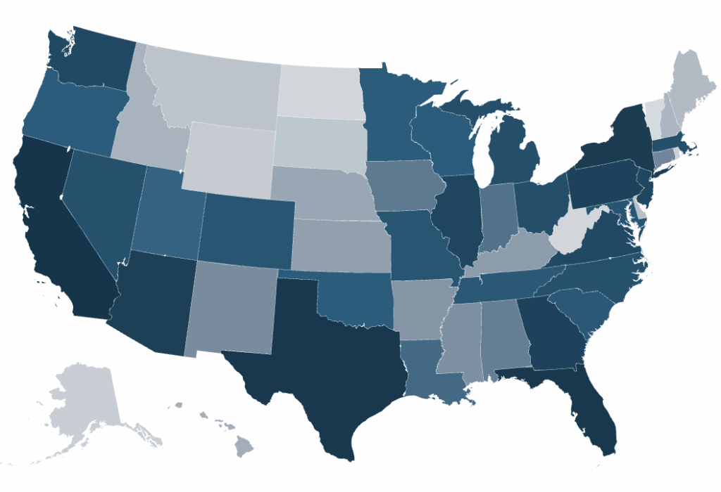 USA Elder Fraud Victims per State (2024)